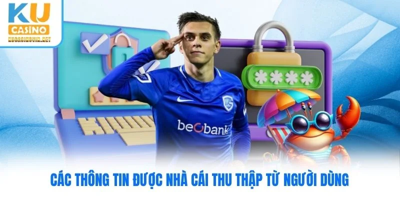 Các thông tin được nhà cái thu thập từ người dùng Các thông tin được nhà cái thu thập từ người dùng