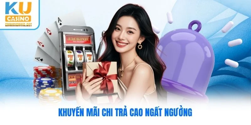 Khuyến mãi chi trả cao ngất ngưởng